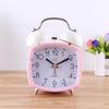 1.1 inch silent alarm clock, double alarm, metal ringing clock, student bedside alarm, desktop clock