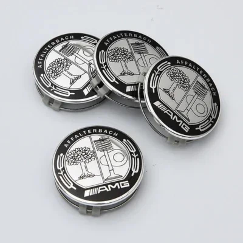 4 шт. 75 мм Колпачки на центр колеса автомобиля Крышки ступицы Значок Аксессуары Для Mercedes benz AMG C E S GLE CLC Класс W204 W203 W205 W124 W221