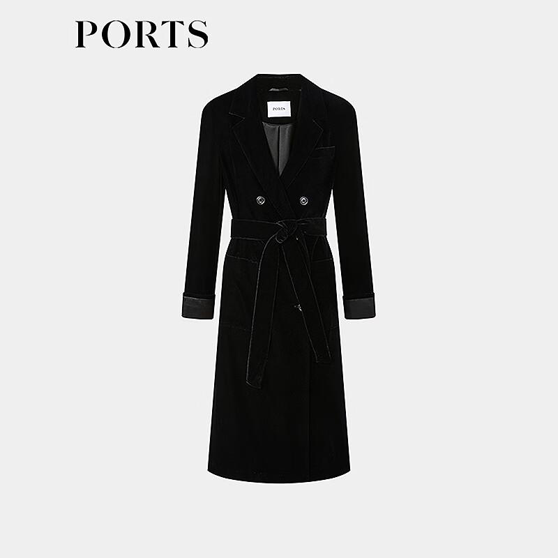 Ports Женское однотонное длинное пальто-макси