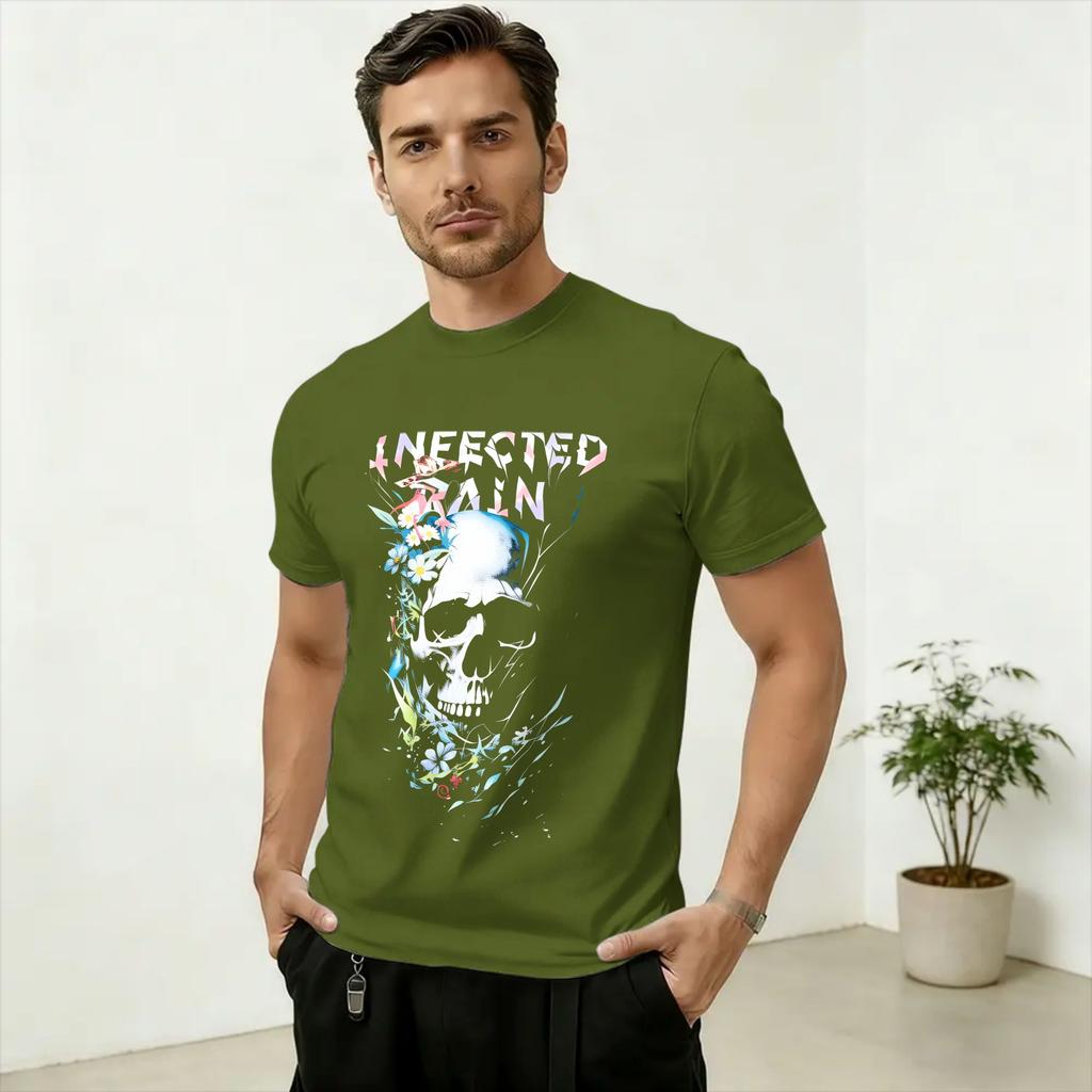 Harajuku T Shirt Summer Band Infected Rain Popular T Shirts Cotton Tshirt for Unisex Y2K Classic Design Short Sleeve Tops