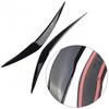 100% New And High Quality Headlight Eyelids ABS Black