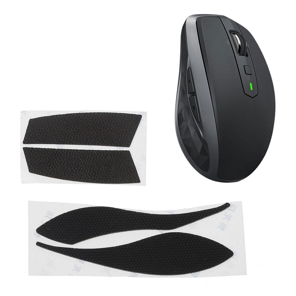 1 Набор Ножек для Мыши Совместимые для Мыши MX Anywhere 2S Superlight Черные Боковые Наклейки Износостойкие Накладки