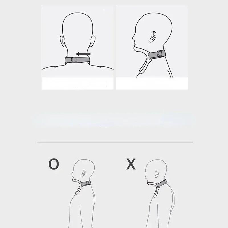 Neck Stretcher Posture Corrector Neck Brace Support Improve Pain Caused Girth Adjustable Correct Effectively Stretcher