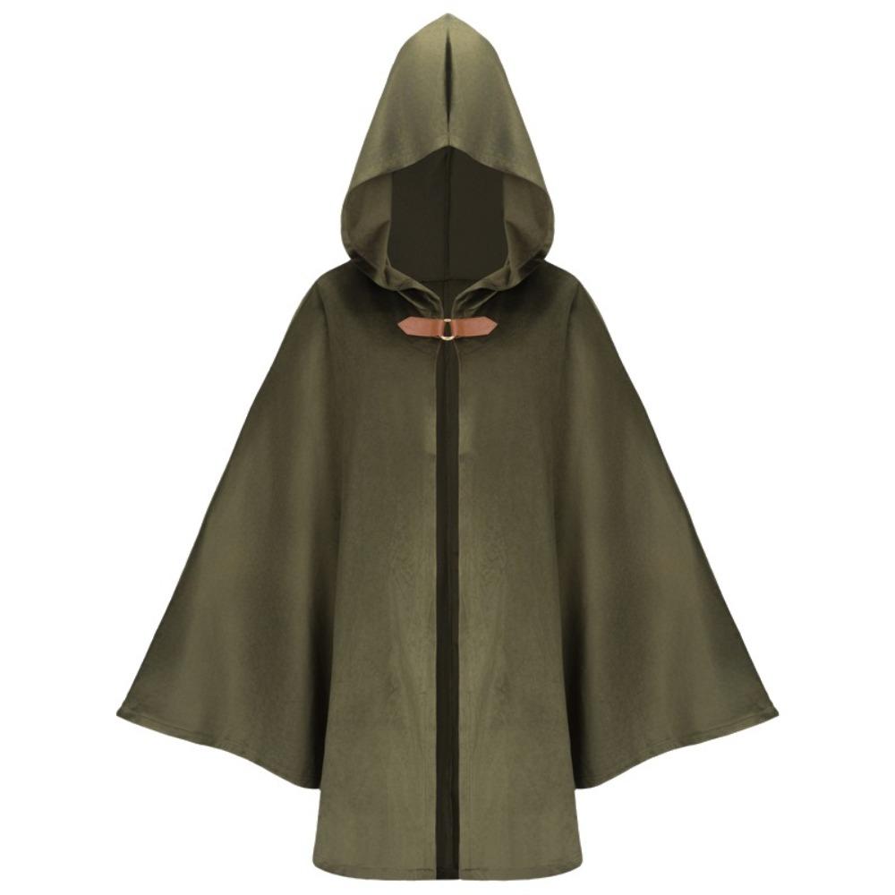 Fantasy Medieval Cloak Dark Style Cosplay Costume Practical Halloween Cloak Halloween Costume