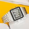 Casio Серия для молодежи Винтажные Стандартные Классические Маленькие Серебристый Блок Квадратные Ретро Водонепроницаемые Кварцевые Механизм Стальной Ремешок Унисекс часы A500WA-7