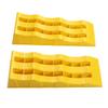 1 Pair RV Leveling Ramps 3 Stage Yellow Trailer Camper Wheel Chocks for Stabilizing Uneven Ground an