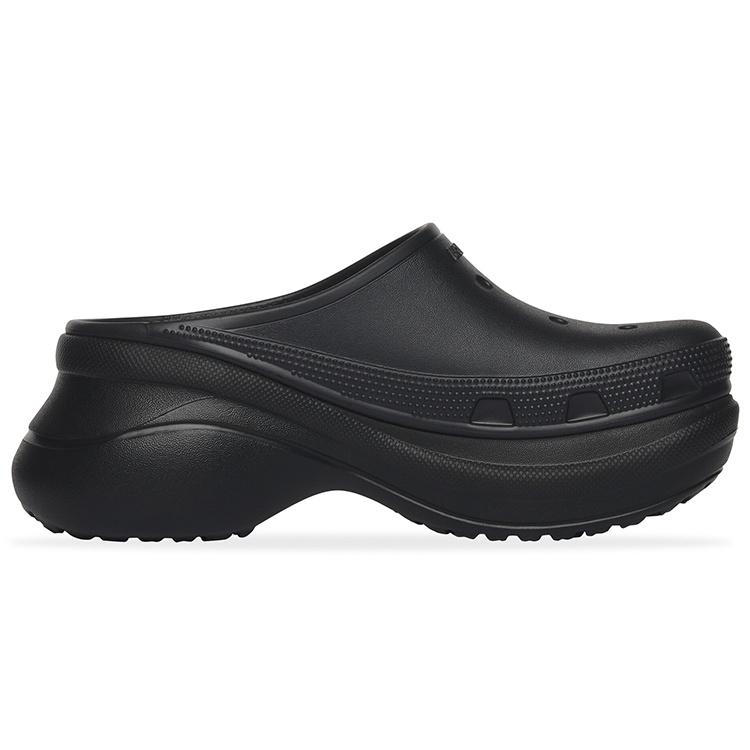 Balenciaga Crocs Mule 'Black Rubber' Men's 720857W1S8E1000