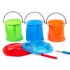 Telescopic Butterfly Dragonfly Net Insect Cage Bug Catching Net Catch Tadpole Fish Bucket