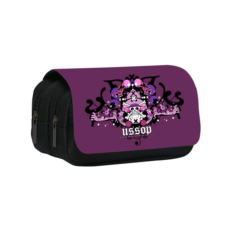 One Piece Large Capacity Double Layer Stationery Bag With Durable Nylon Material