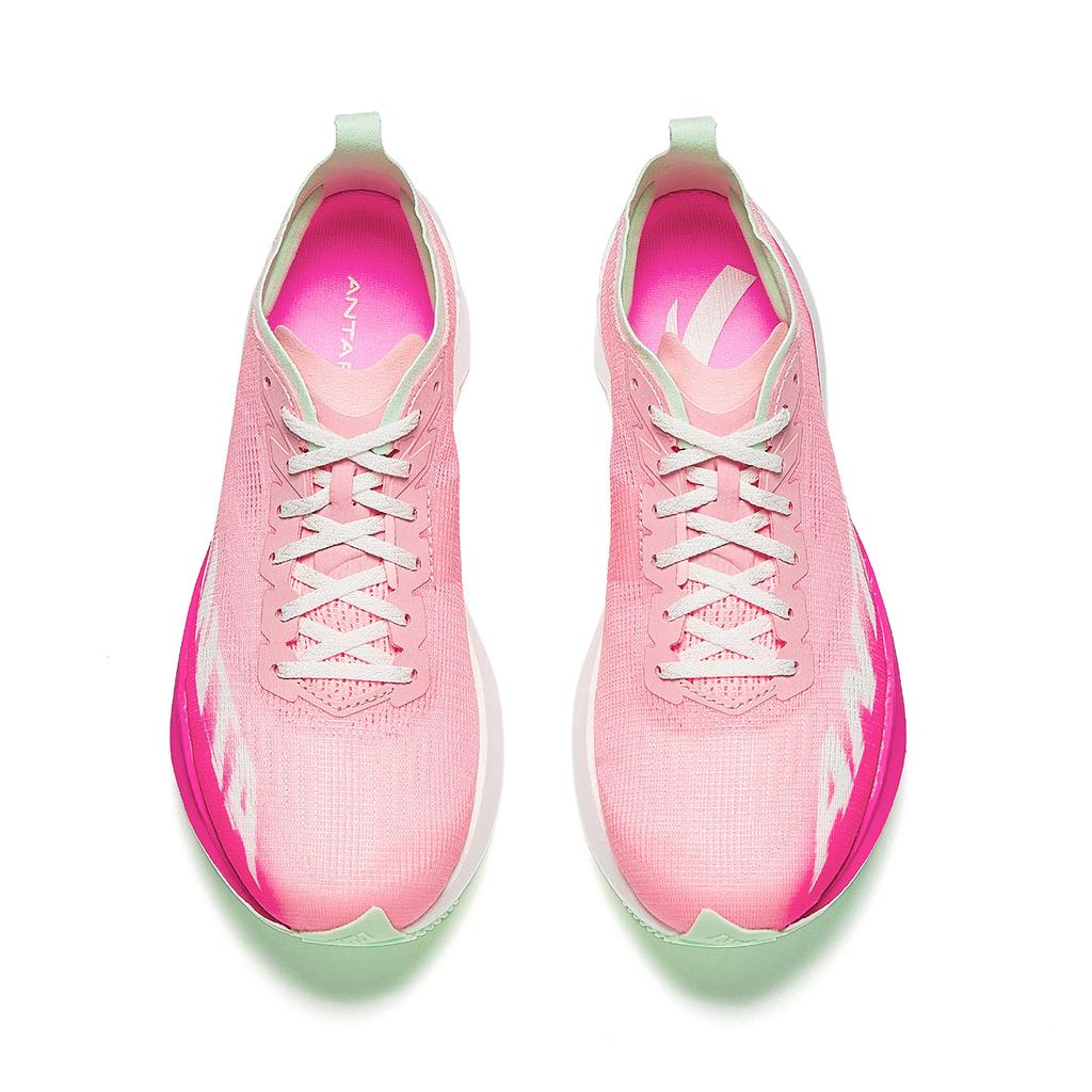 Anta Speed Pioneer Training Running Shoes Women Sneaker White Pink Green 922545570-5