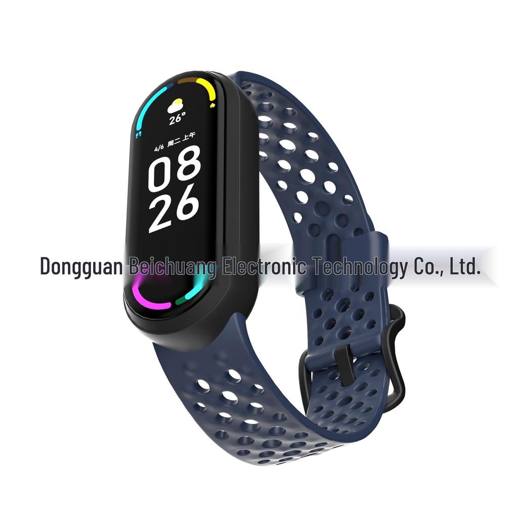 Силиконовый ремешок с дизайном "облако" для Xiaomi Mi Band 8/9/10