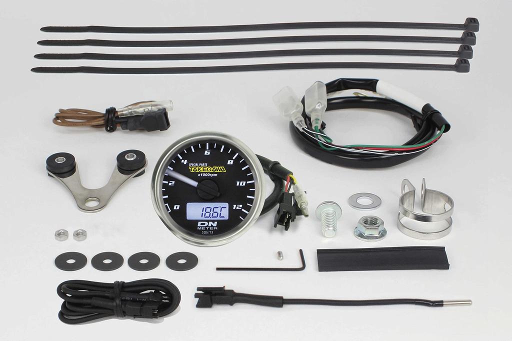 Special Parts Takegawa Small DN Tachometer 12500RPM for Cross Cub (TAKEGAWA) 48 50/110 05-05-0086
