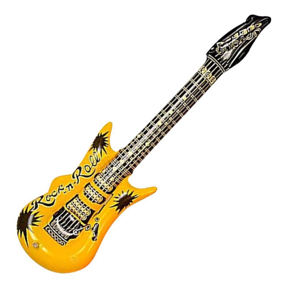 Inflatable Inflatable Musical Instrument Toys Random Color Guitar Foil Balloons Birthdays Party