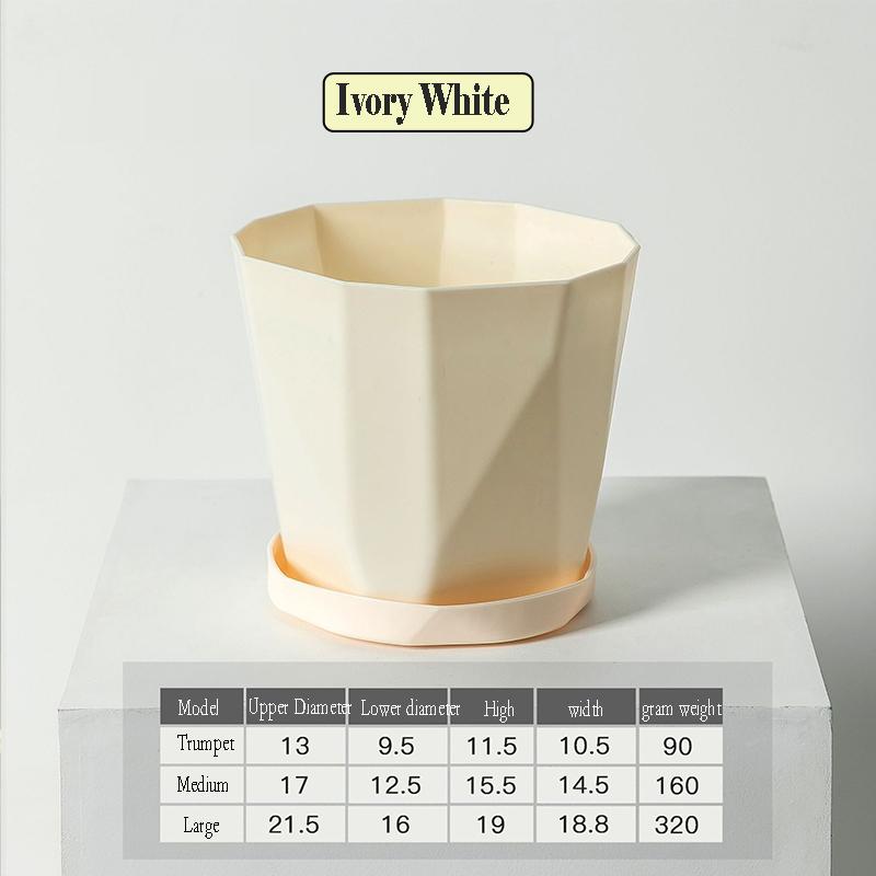 Утолщенный Скандинавский Простой Популярный в Интернете Креативный Смоляной Горшок для Мясистых Растений с Зелеными Растениями