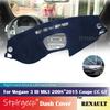 Для Renault Megane 3 III MK3 2008~2015 Coupe CC GT Противоскользящий чехол на приборную панель Защитная подкладка Автоаксессуары Коврик-солнцезащита