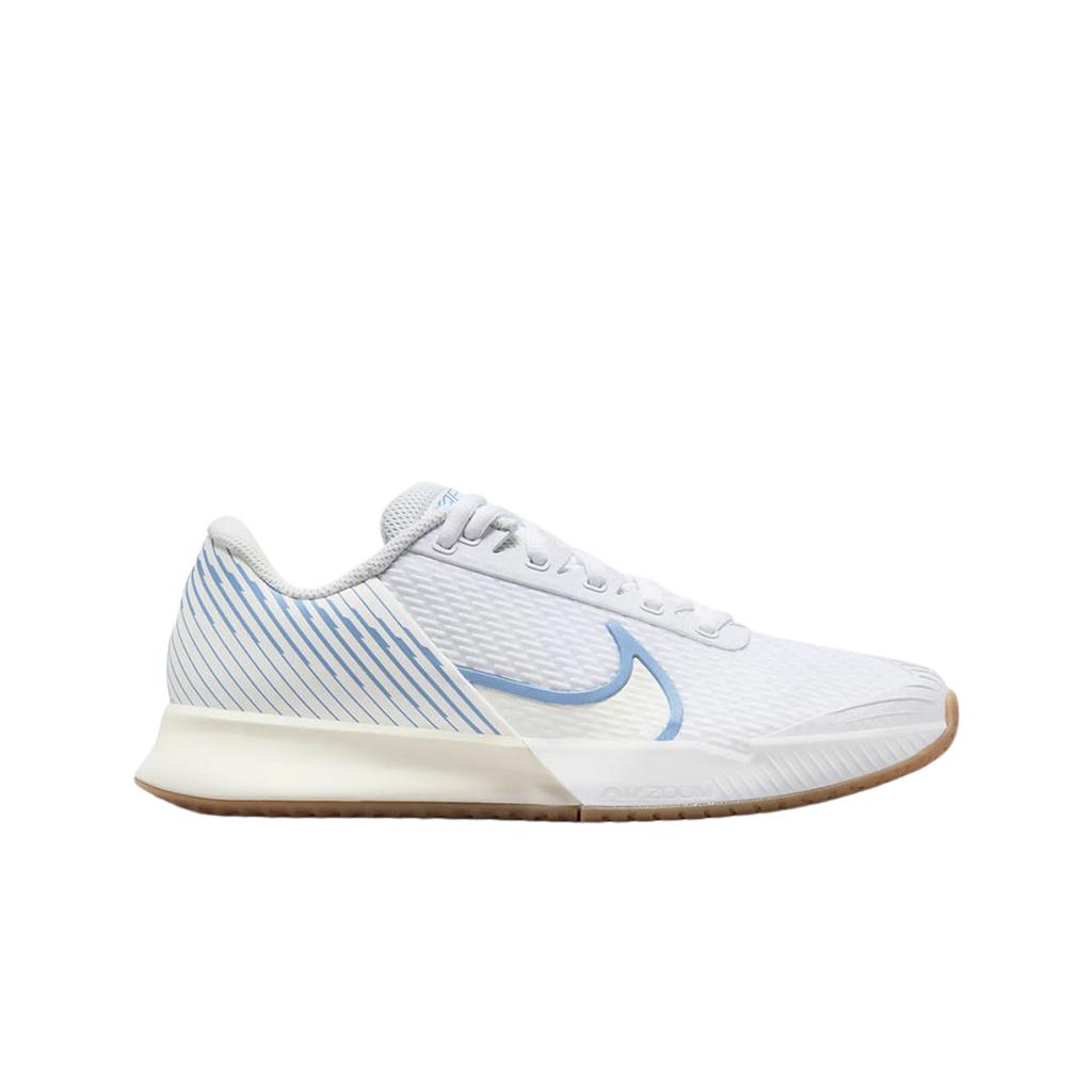 (w) Nike Court Air Zoom Vapor Pro 2 White Light Blue