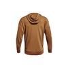 Under Armour Rival Terry Scribble Sports Casual Hoodie Jacket Men Jackets Antique-Brown 1366406-277