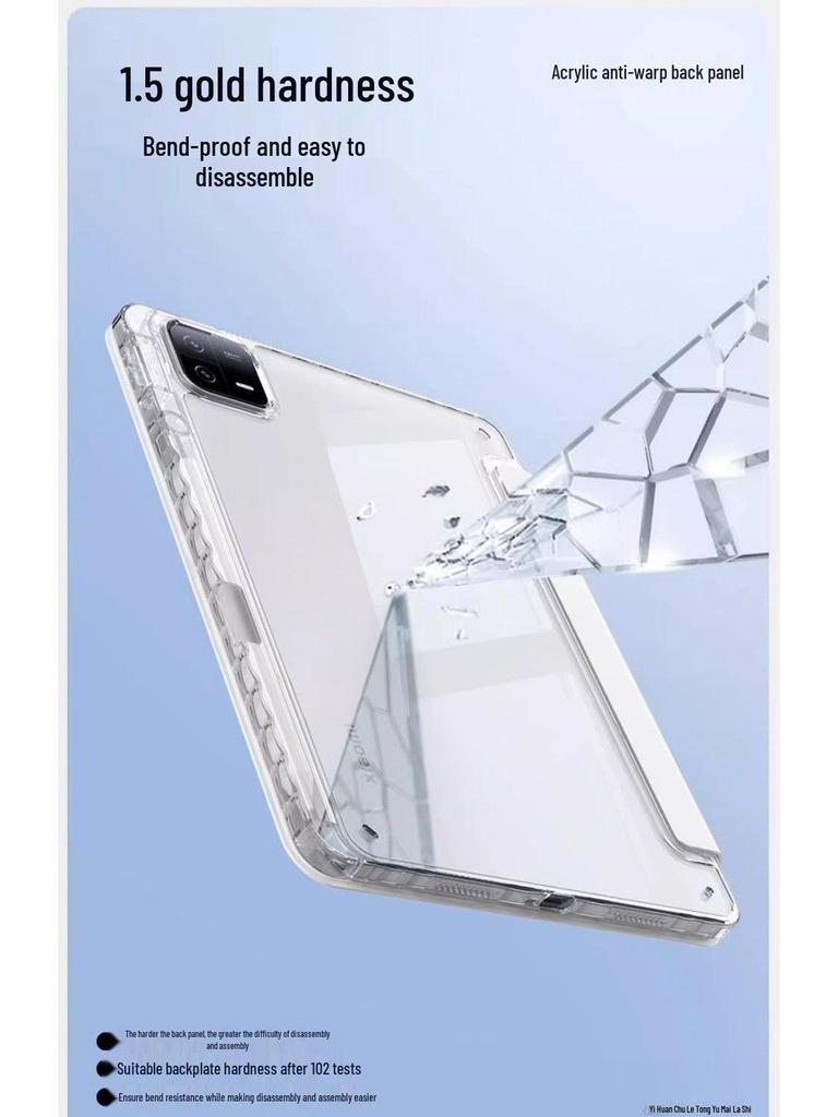 Чехол для Xiaomi Pad 7/7Pro со слотом для стилуса - Совместим с 6/6Pro и 5/5Pro