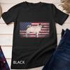 Pug Dog Pet 4th of July American Flag America USA Patriotic Unisex T-shirt