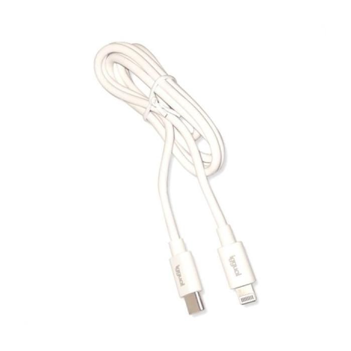 Iggual Cable USB-C/Lightning 100 Cm Blanco Q3.0 3A