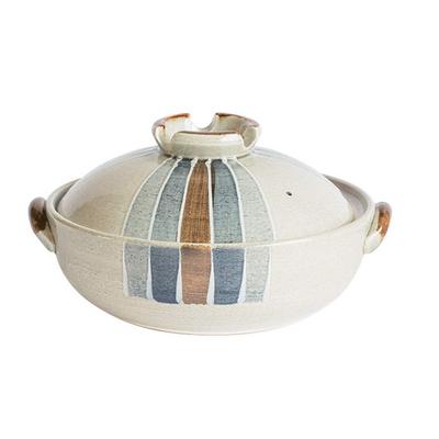 Saji Pottery Белый глиняный горшок Banko 9 Tokusa 28,5 см Нет. 27-916