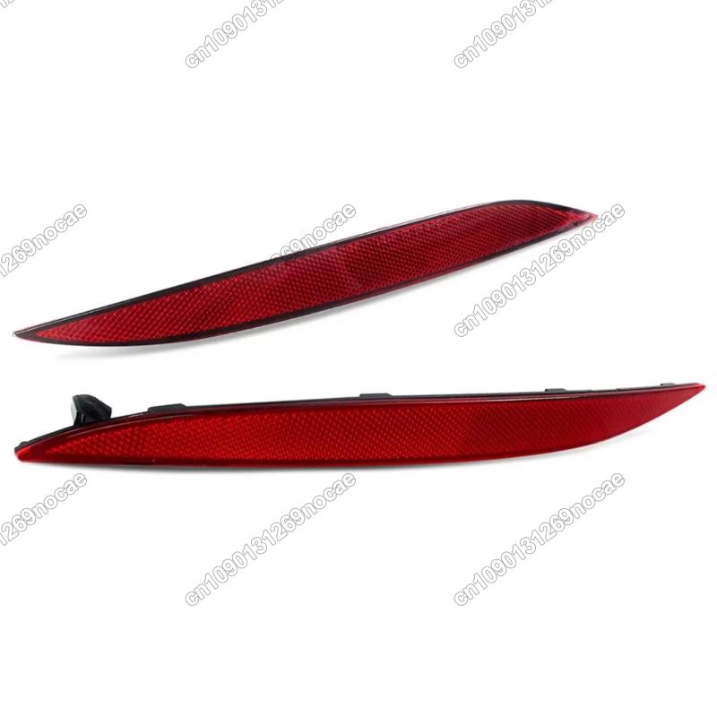 Red Rear Bumper Reflector Warning Reflective Strips For Tesla Model X 2016- Left 1034342-00-C Right 1034343-00-C Replacement
