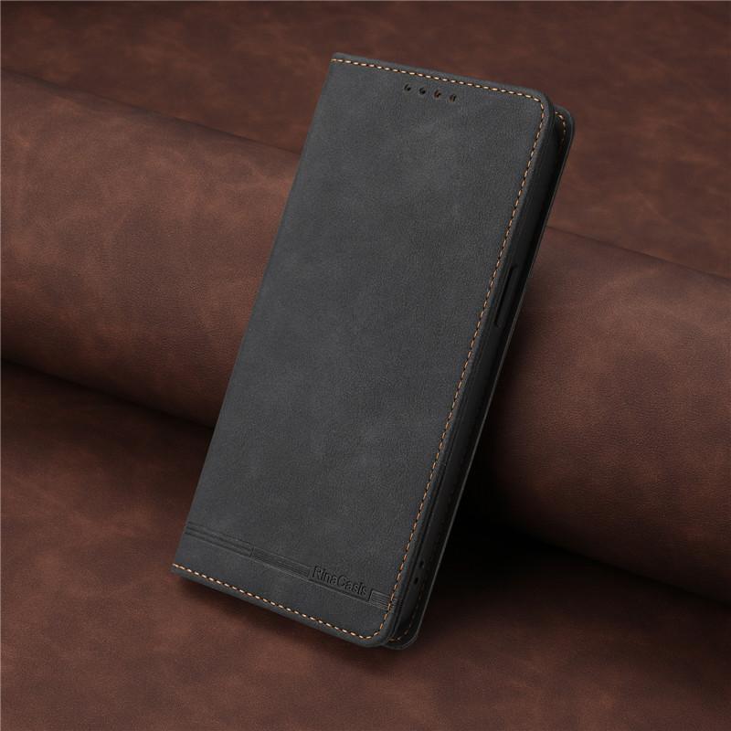 Leather Retro Anti-theft Wallet Flip Case For Samsung Galaxy A750 A7 A8 A6 2018 A5 A3 2017 Phone Cover Magnetic Hasp Card Slot