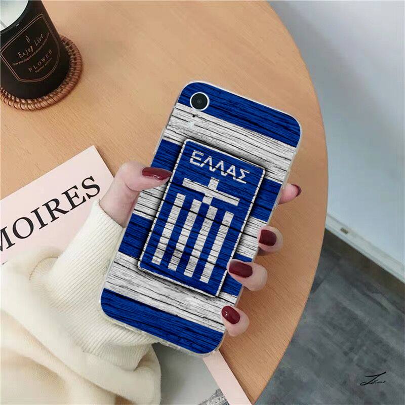 Чехол для телефона с греческим национальным флагом Греции для iPhone 13 11 12 pro XS MAX 8 7 6 6S Plus X 5S SE 2020 XR