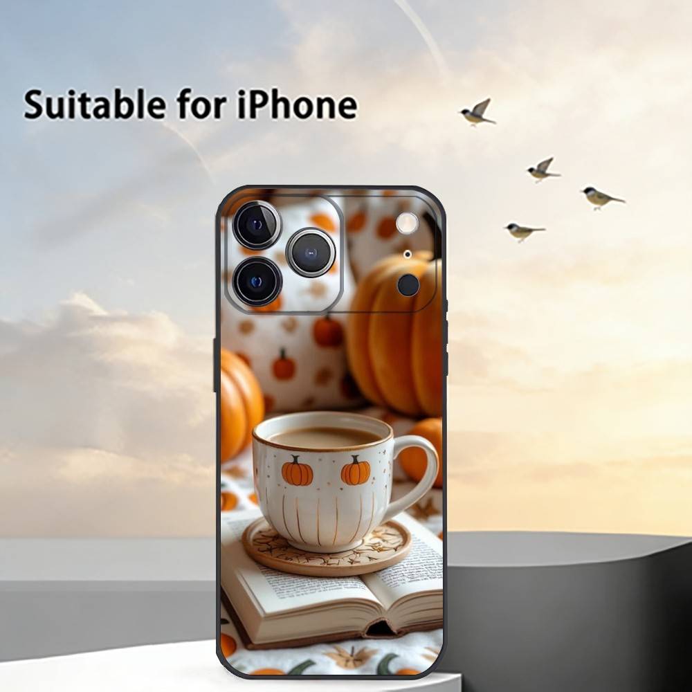 Christmas Art winter C-Coffee Phone Case Silicone Soft For IPhone 17 16 15 14 13 12 11 X XR Plus Pro Max Plus