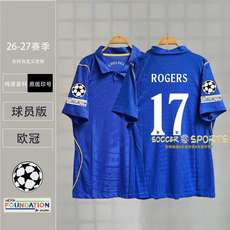 2026-2027 Chelsea FC Home Away Third Fan Version Short Sleeve Soccer Jersey Palmer Nkunku Pedro