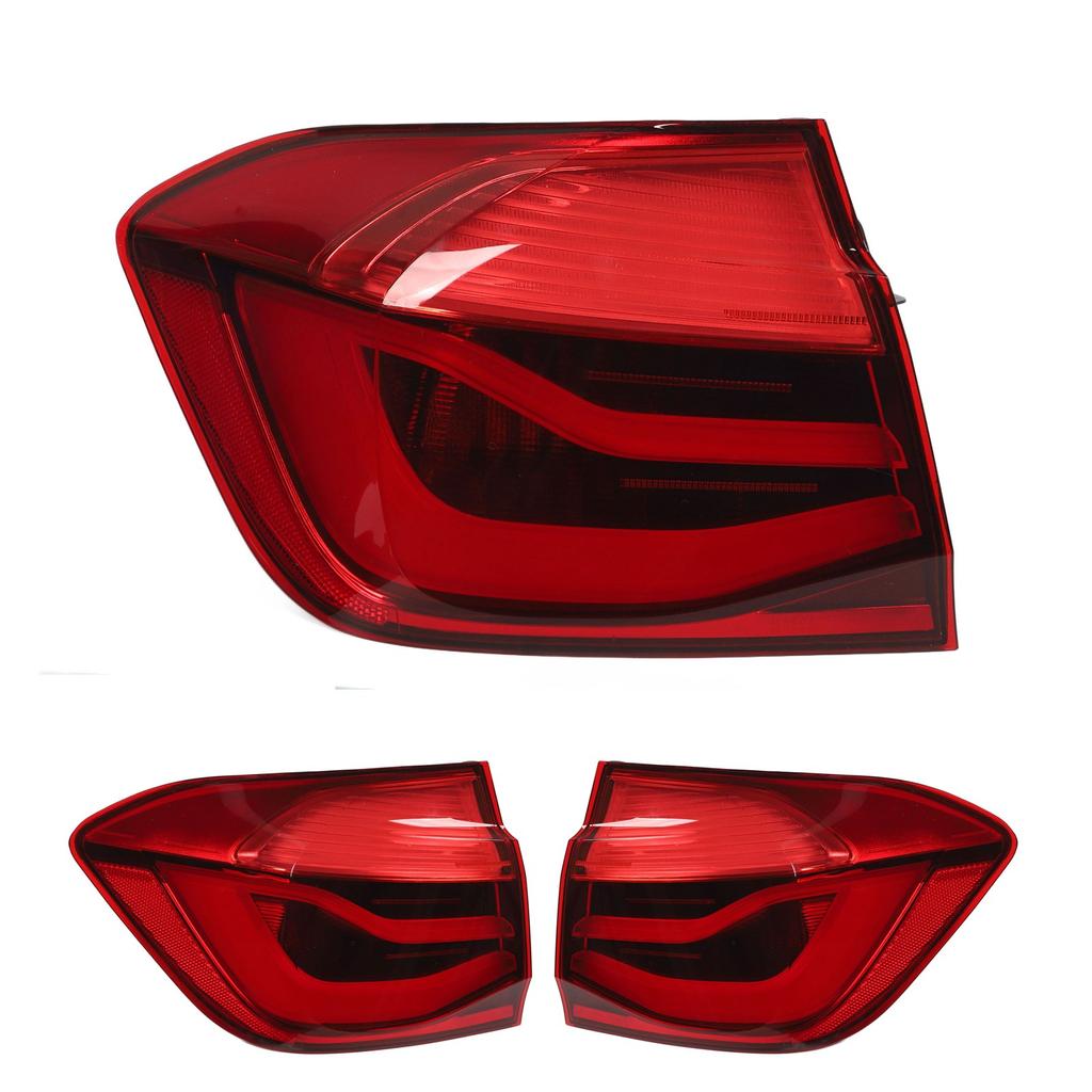 Rear Outer Brake Stop Lamp Rear Outer Brake Stop Lamp Fade Proof Stylish Look Tail Light for 3 Series F30 F31 F80 2015 To 2019