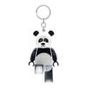 IQ Iconic Panda Guy Key Light Keychain LED Keychain Light Building Blocks Toy Doll with Movable Joints Mini Figure