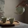 1pc Ceramic Teapot Kung Fu Tea Set Handcrafted Original Mineral Celadon Porcelain For Home Restaurant Hotel Office Tea Accessories