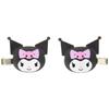 Sanrio Kuromi Bangs Clip Approx. 6 X 1 X 4.3 Cm ABS Resin N-1803-813516 Set of 2