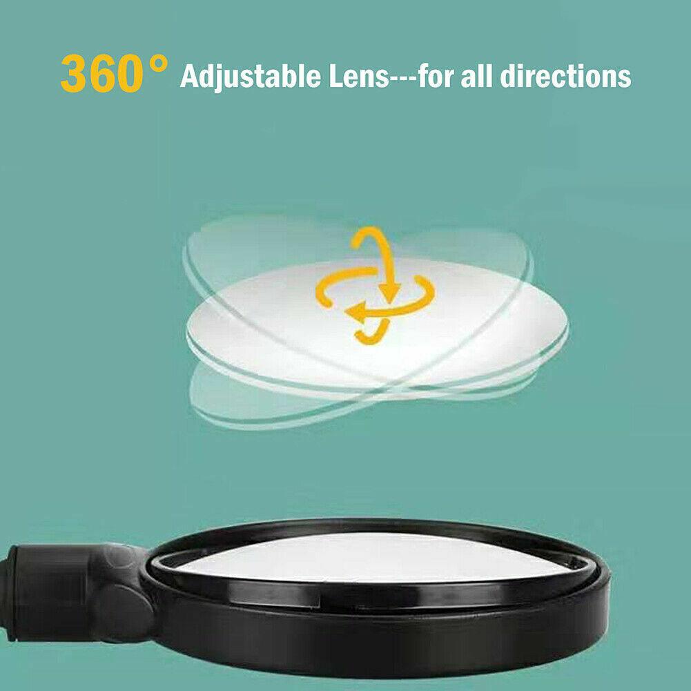 2PCS Bike Mirror Bike Handlebar Rearview Mirror Rotatable Rear View Convex Mirror Universal