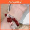 Sophisticated Lion Red Beaded Bracelet For Women Bohemian And Charm Vintage