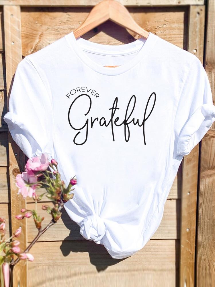 (Asian Size) Women's Love Letter Sweet Style Cute Top T Clothing Casual Fashion Print Female Casual Graphic Tee Short Sleeve T-shirts