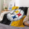 Pittsburgh Steelers3 Flannel Blanket, High quality Comfortable for All Seasons, Home Decor, Warmth and Comfort
