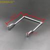 ZORBYZ Chrome Motorcycle Steel Adjustable Saddle Bag Support Bar Side Mount Bracket Fit For Kawasaki Honda Yamaha Suzuki
