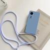 Necklace Crossbody Strap Cord Silicone Case For OPPO A80 5g A3 Pro 5g Global CPH2639 Soft Rope Lanyard Back Cover Fundas