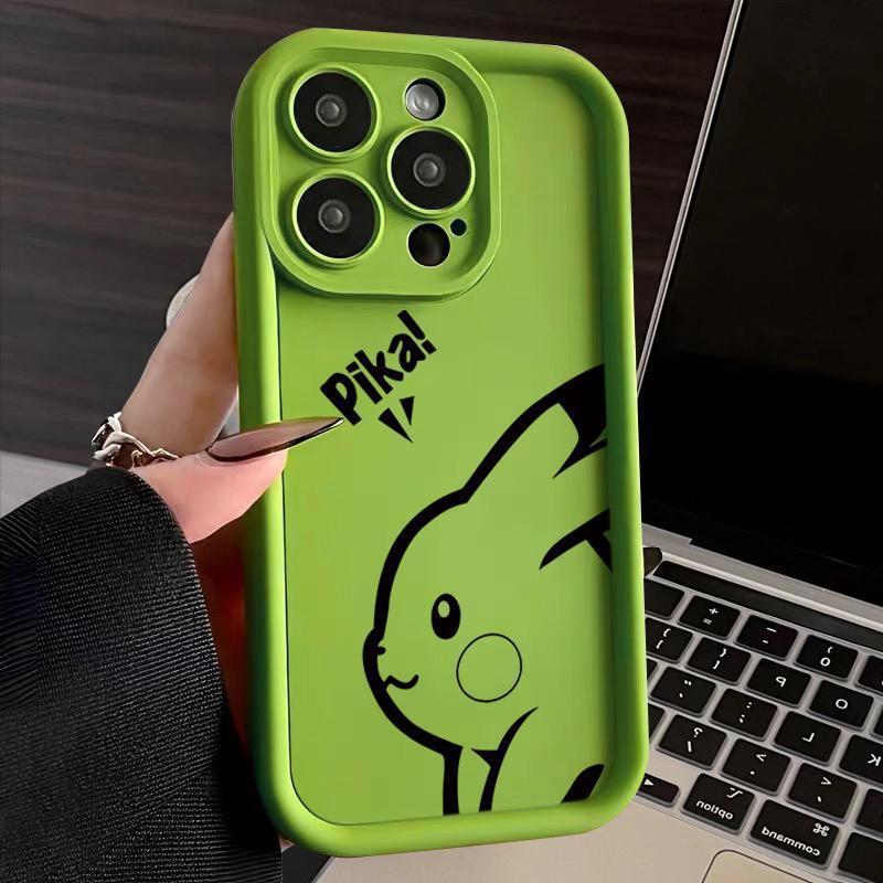 Line Pikachu iPhone11Promax mobile phone case ladder for Apple 11promax all-inclusive Tianyan 11