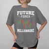 Future Forex Millionaire Chart Tee Shirt For Unisex Wounisex Printed T Shirts Cotton Clothing