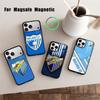 Крутой чехол M-Malaga-A C-CF-F для iPhone 17, 16, 15, 14, 13, 12, 11 Plus, с покрытием для магнитной беспроводной зарядки