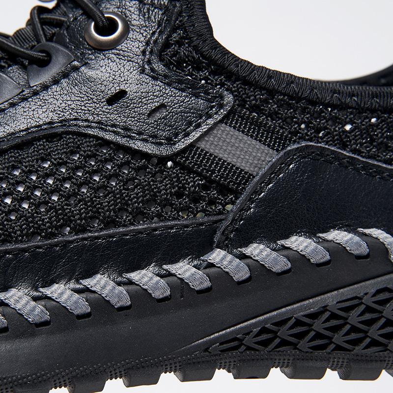 Летние мужские кроссовки, дышащая повседневная обувь, удобные мужские мокасины, сетчатая обувь, кроссовки для ходьбы на открытом воздухе