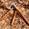 Victoria Axe Walking Stick Cane,  Walking Cane, Walking Stick For Men,Women  Spiral Cane, Axe Head Stick for Dad