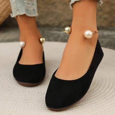 Мода Новые Весна/Осень Женские Туфли На Плоской Подошве Круглые Носки Неглубокие Туфли Для Женщин Платформа Плоские Мокасины Уличные Туфли Слипоны Металлические Украшения