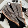 Decorative Simple Texture Silk Scarf Women'S New Style Spring And Autumn Summer Fashion Versatile Headscarf Work Scarf