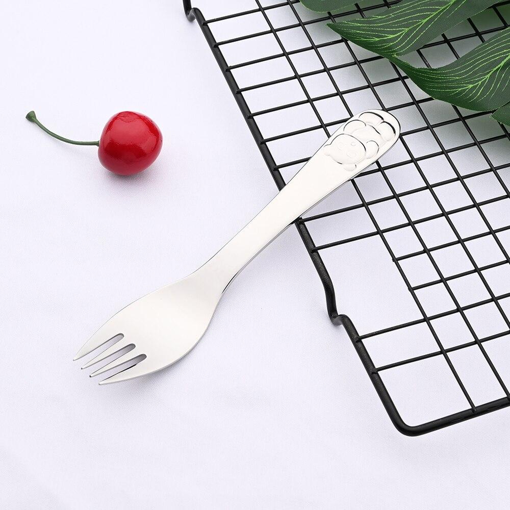 8 шт./2 компл. столовых приборов, набор столовых приборов из нержавеющей стали 304, мультяшный милый нож, вилка, столовые наборы, плоская посуда, набор посуды