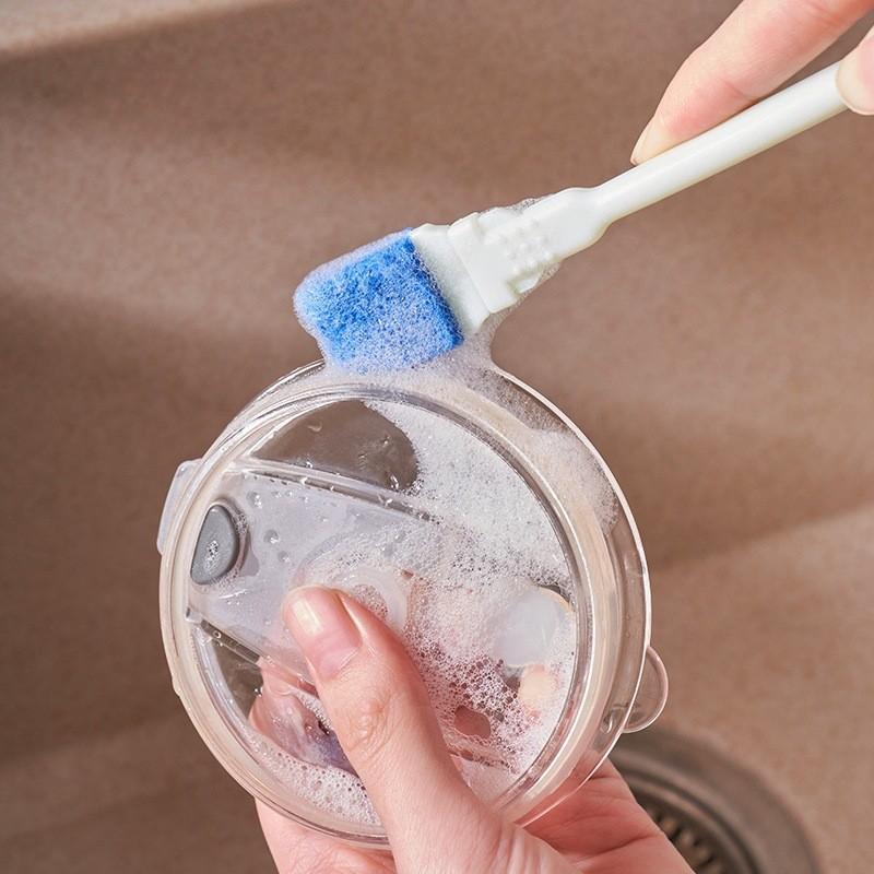 Versatile Cleaning Brush With Dualhead Design For Stubborn Stain Removal In Household Spaces