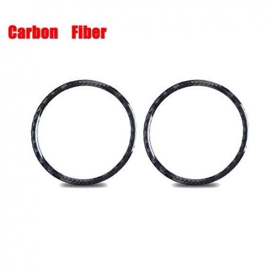 Carbon Car Door Audio Speaker Frame Cover Trim For Benz GLE GLS ML GL 2015-2019
